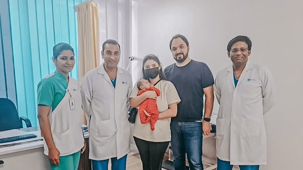 Premature baby suffering from rare forceful vomiting saved in timely surgery